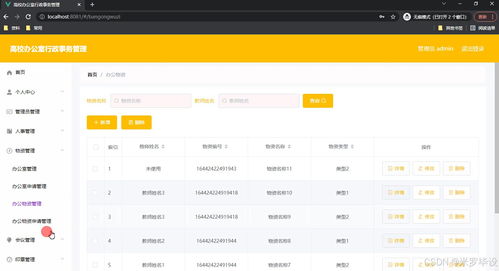 基于springboot高校办公行政事务管理系统的设计与实现